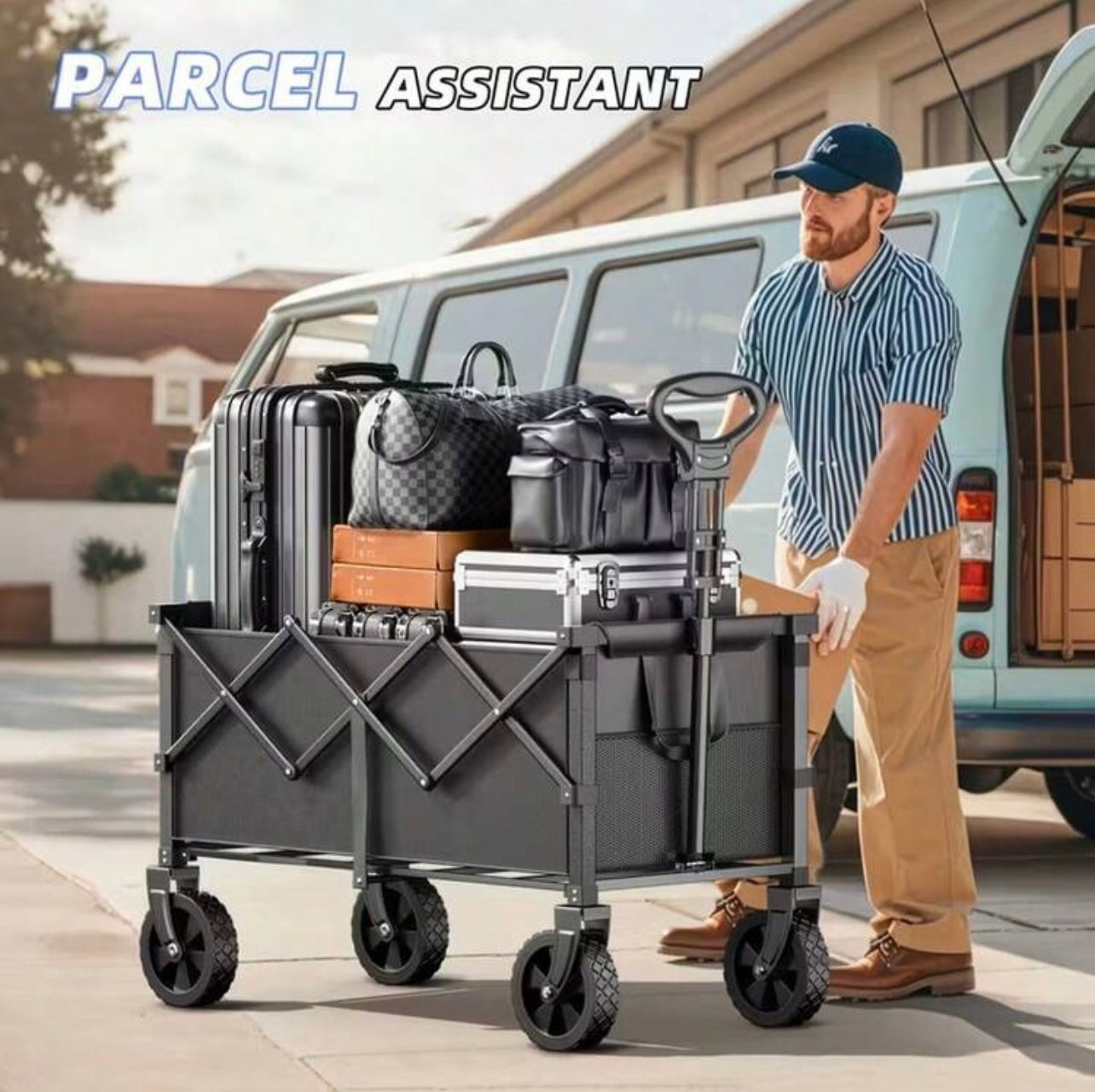 330-650 Lbs Camping Cart